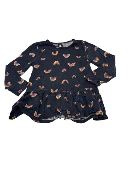 George Rainbow Print Dress 4T