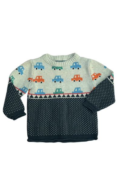 Next Cars Knit Sweater 12-18m