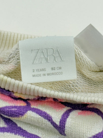 Zara Floral Sweatshirt Size 2T