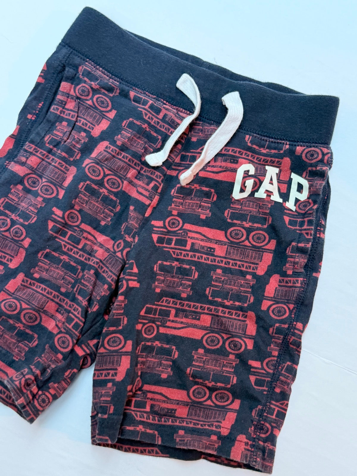 Baby Gap Fire Truck Print Shorts 2T