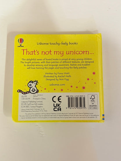 Fiona Watt That's Not My Unicorn