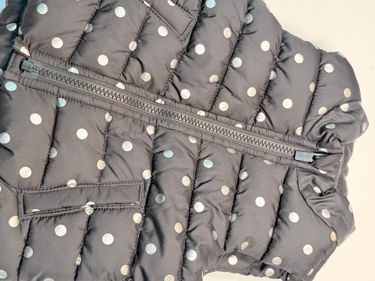 Old Navy Polka Dot Puffer Vest 12-18M