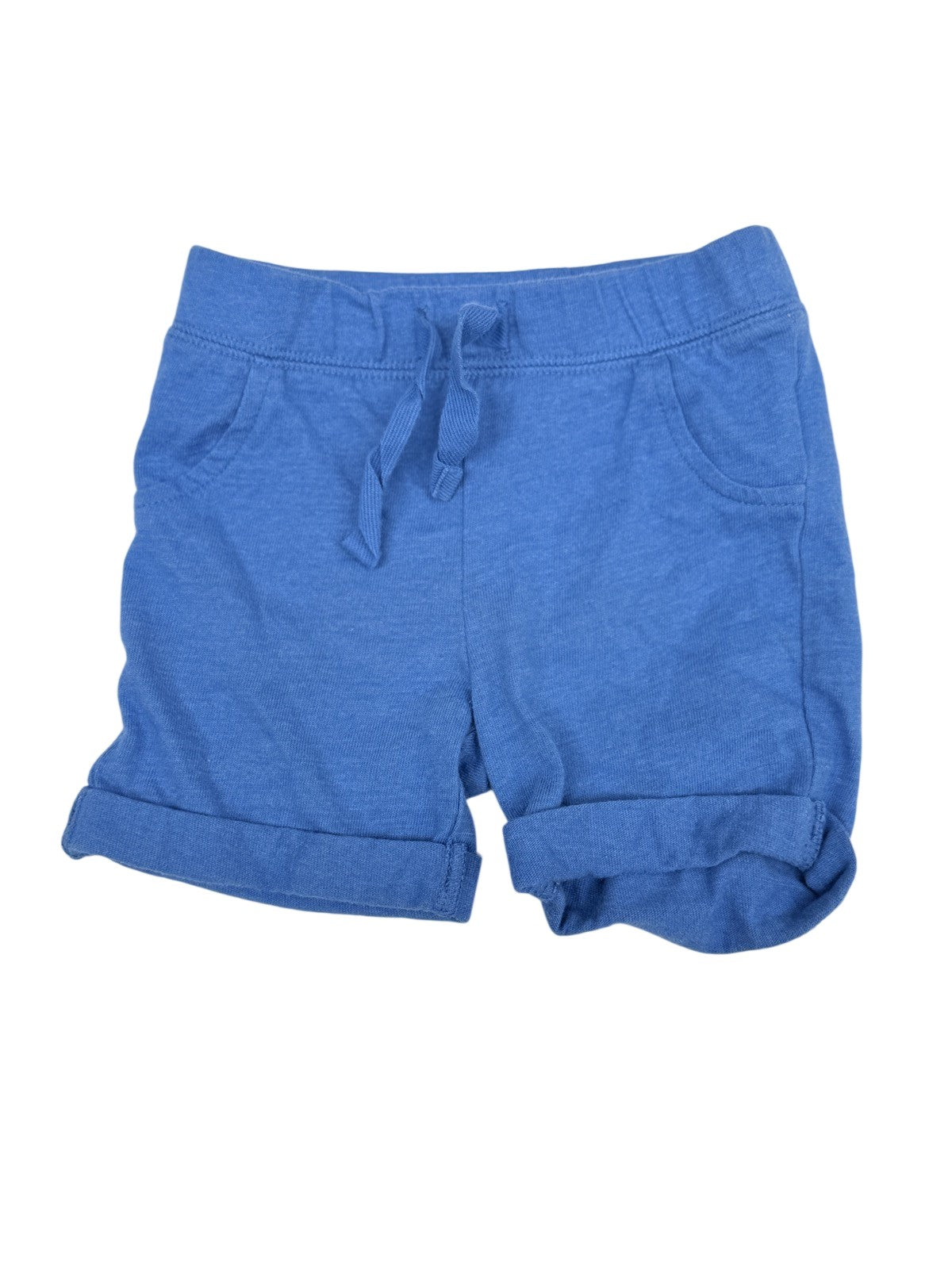 Old Navy Blue Cuffed Shorts 6-12M