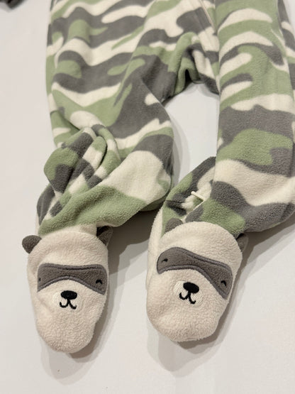 Carter's Camo Fleece Footed Sleeper 9m