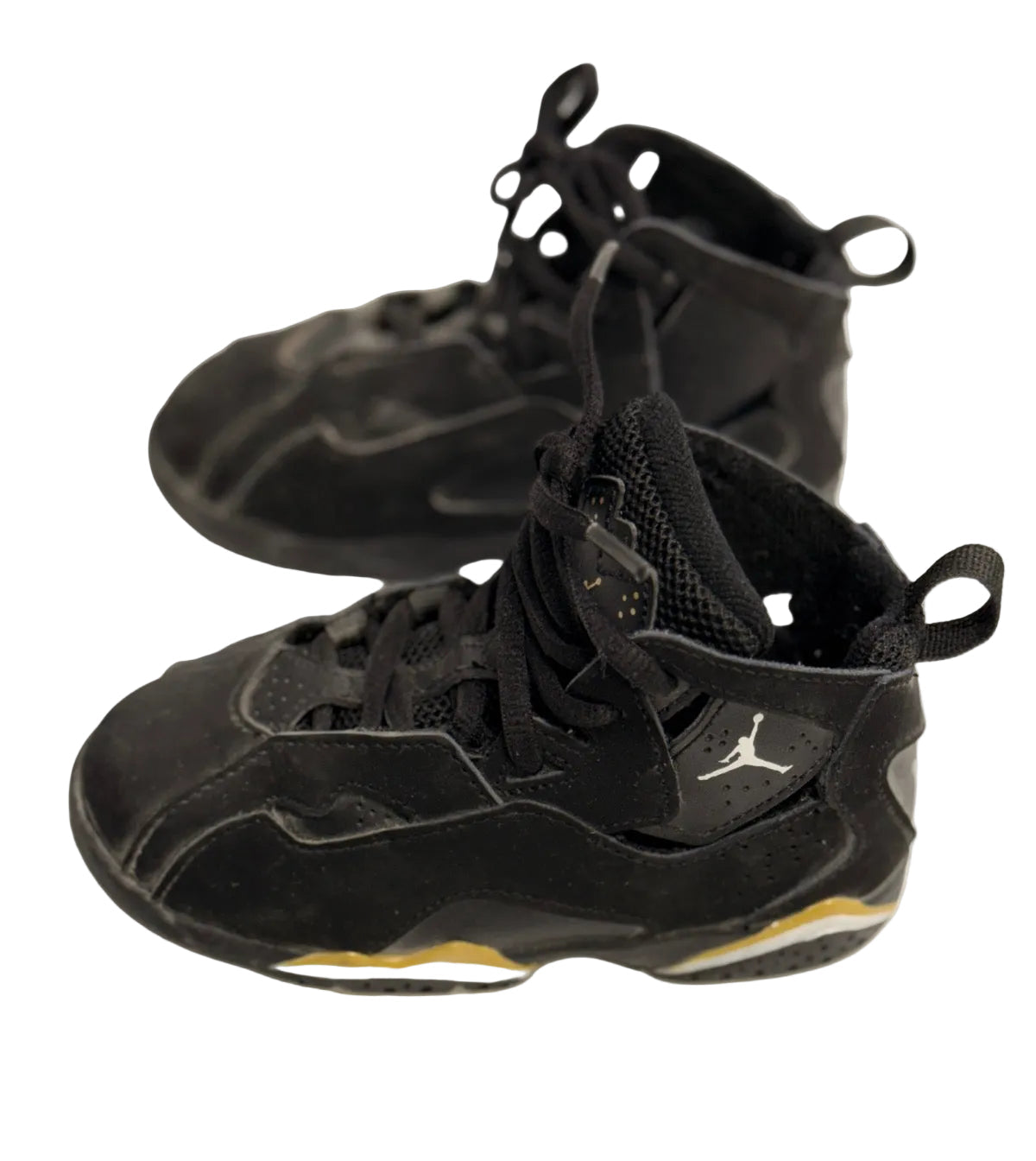 Jordan True Flight Black Gold Toddler 9C