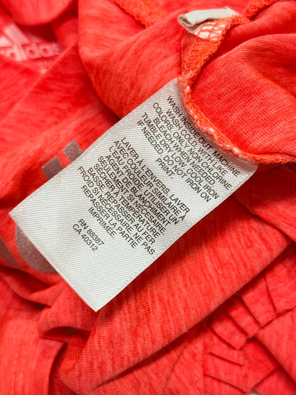Adidas Coral Ruffle Hoodie Long Sleeve 18M