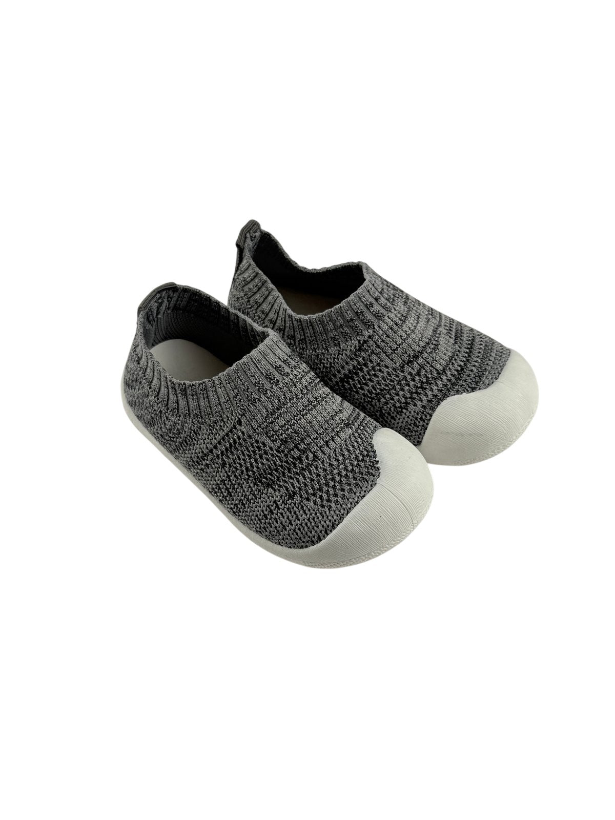 Gray Knit Slip-On Toddler Shoes 5C