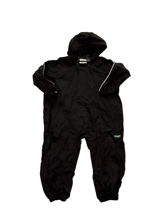 Splashy Black Rain Suit Size 5T