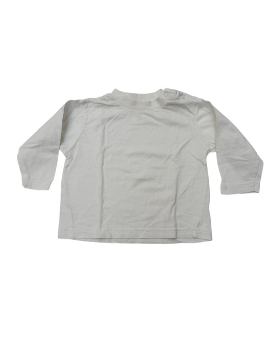 White Long Sleeve T-Shirt 18M