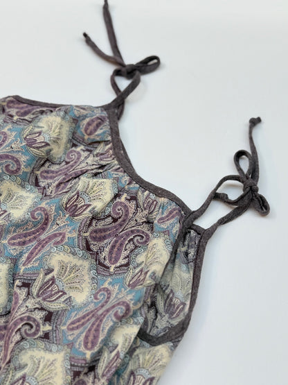 Mustard Pie Paisley Top Size 6X