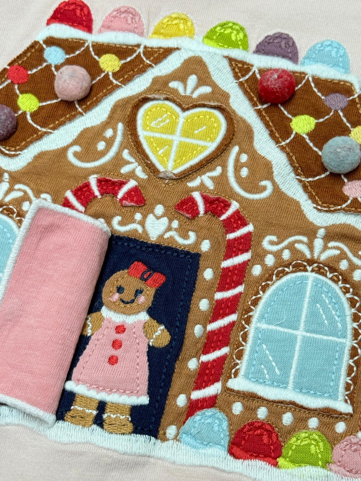 Mini Boden Gingerbread House T-Shirt 6-7Y