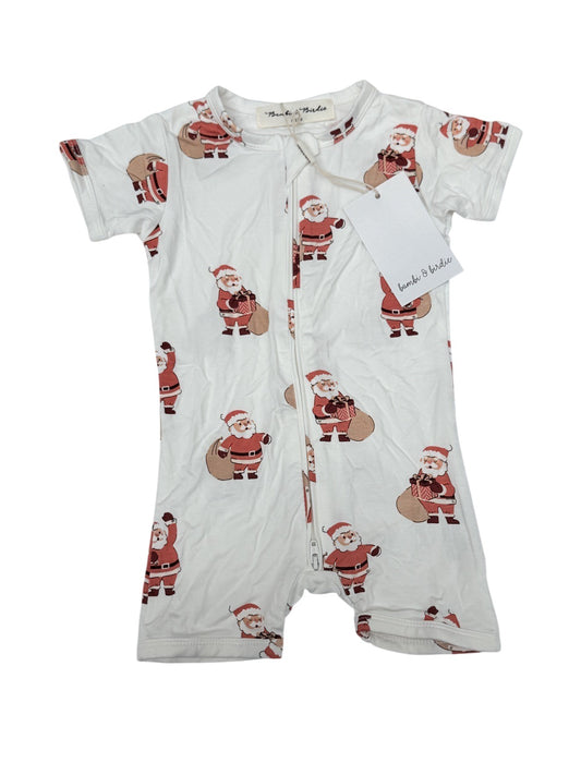 Bambi & Birdie Santa Claus Romper 6-12M