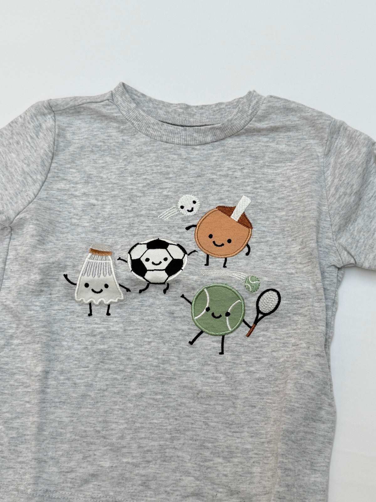Pekkle Sports Characters Embroidered T-Shirt 24M