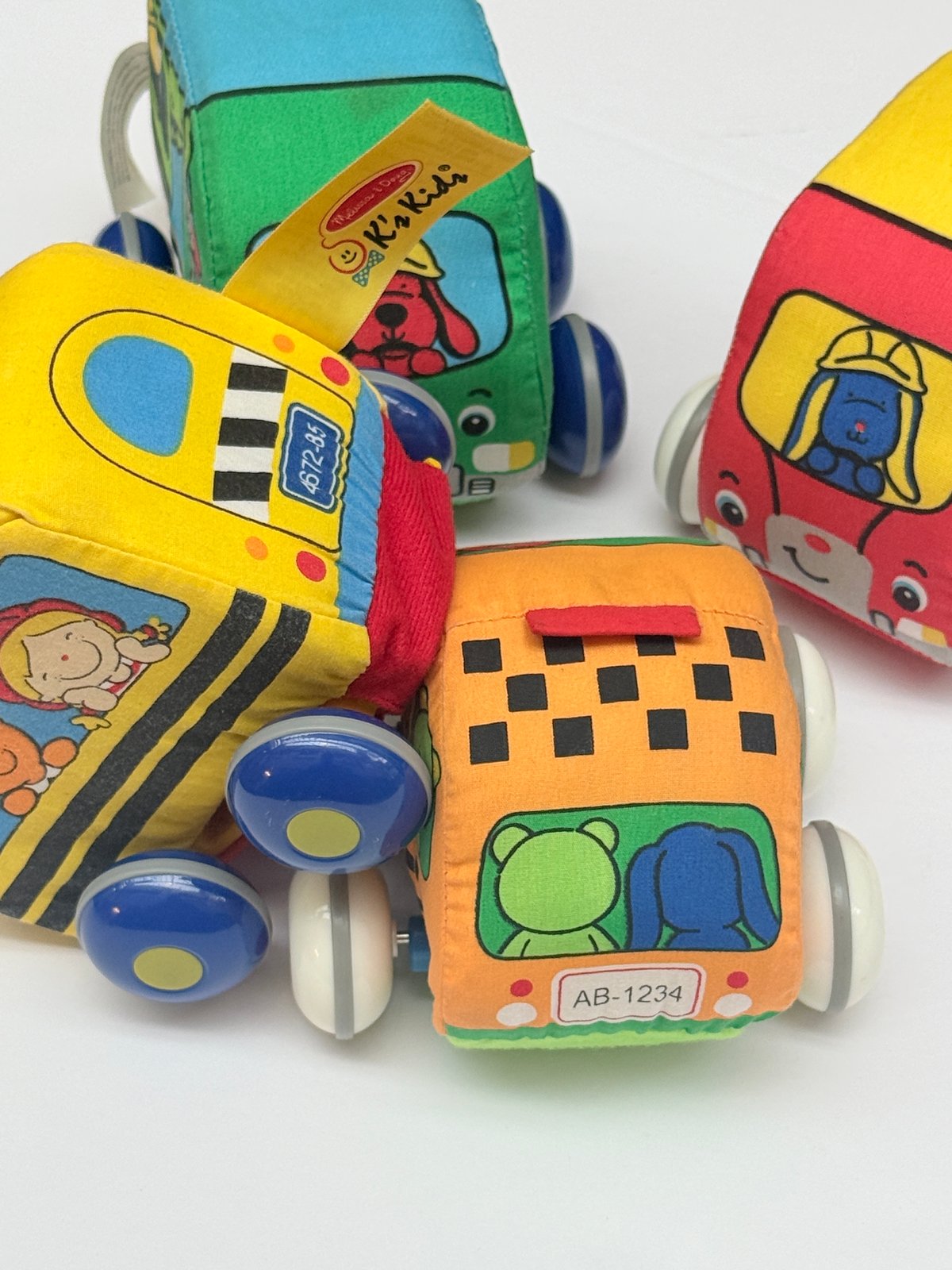 Melissa & Doug K's Kids Pull-Back Vehicles Set