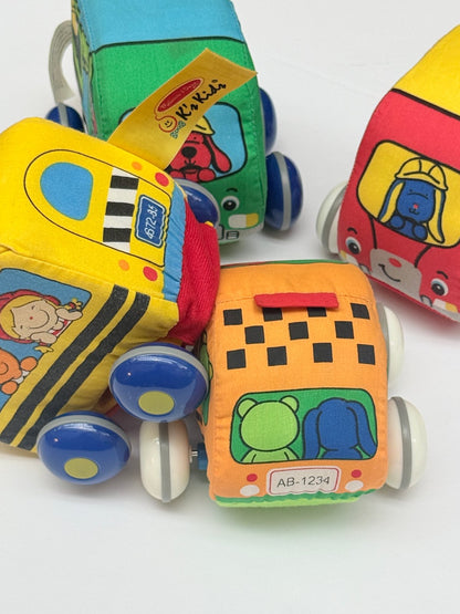 Melissa & Doug K's Kids Pull-Back Vehicles Set