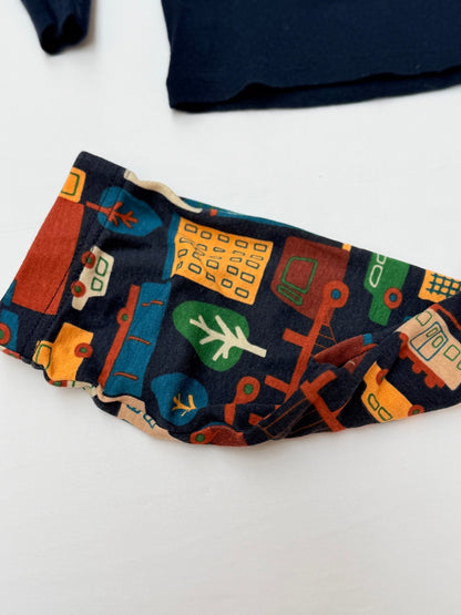 Old Navy Truck Print Pajama Set 3T