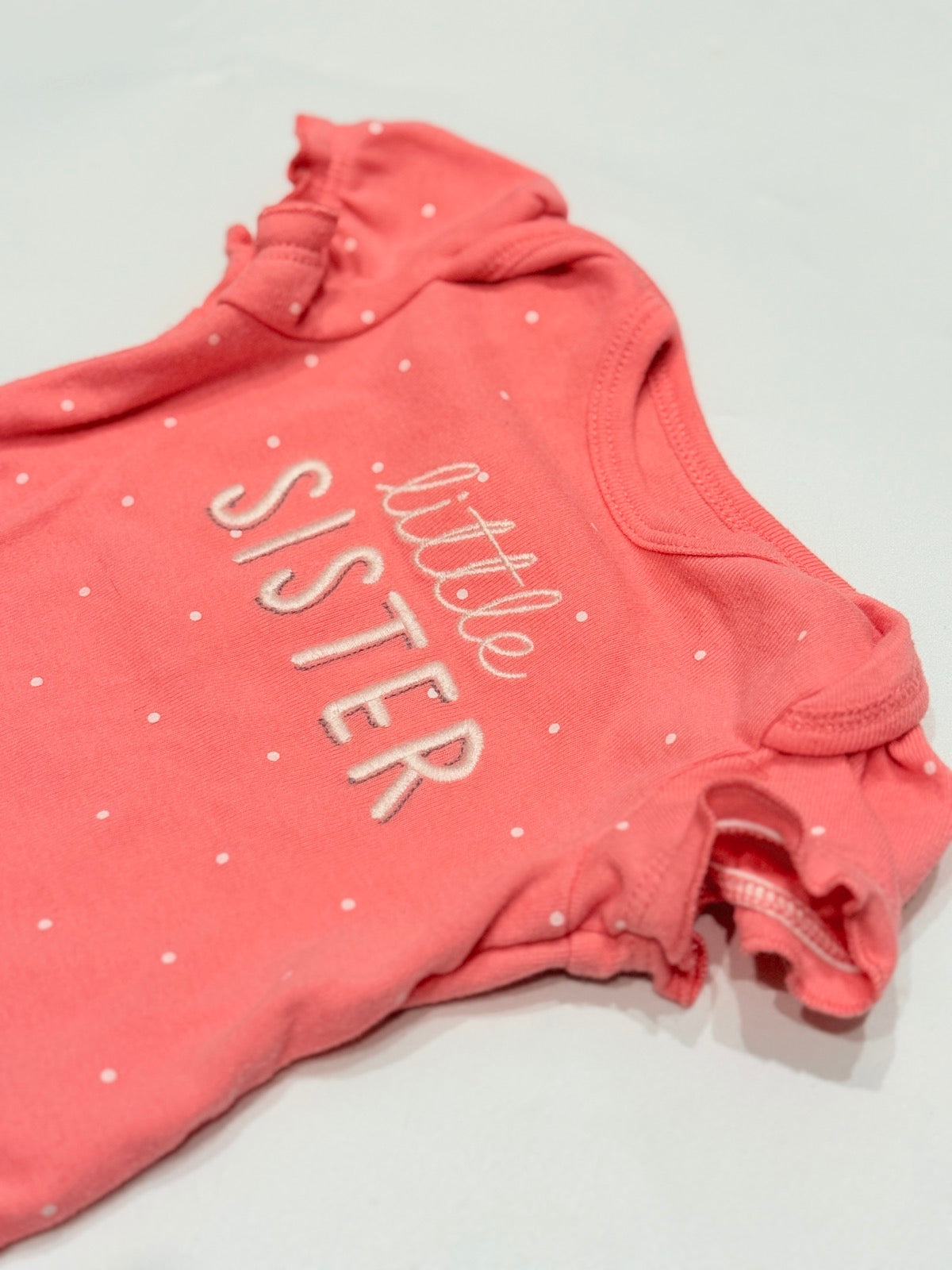Carter's Little Sister Coral T-Shirt 0-3M
