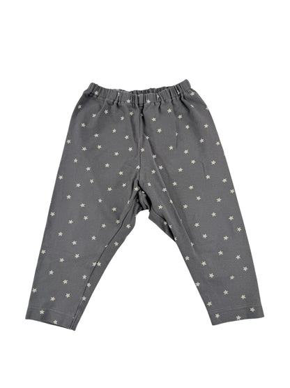 Uniqlo Gray Star Print Leggings 12-18M