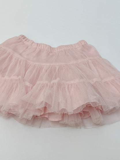 Old Navy Pink Tulle Tiered Skirt 18-24M