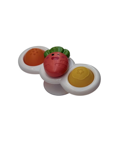 Vegetable Suction Cup Spinner Sensory Baby Toy