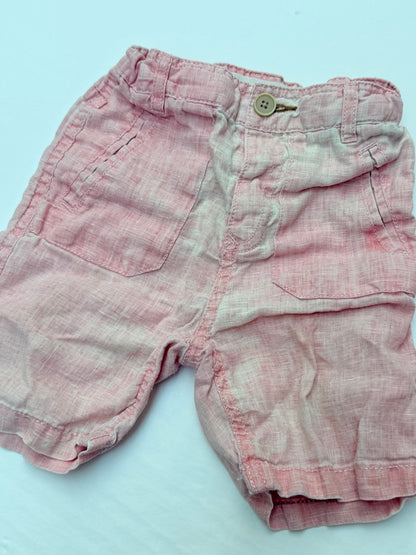 Zara Baby Boy Linen Shorts Size 18/24M