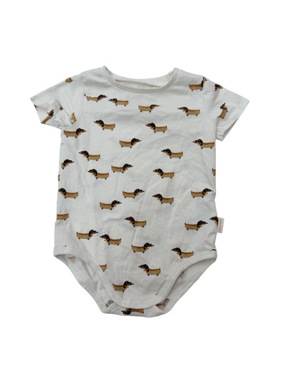Souris Mini Dachshund Print Bodysuit 18-24M