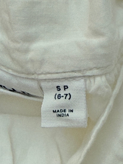 GapKids White Eyelet Dress Size 6/7