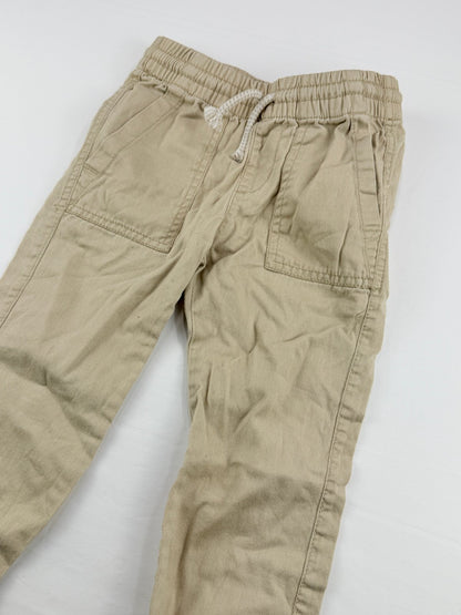 H&M Beige Pull-On Joggers 3-4Y