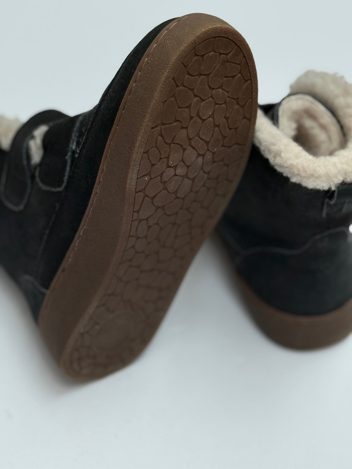 Donsje - Black Suede Shearling Winter Boots US13