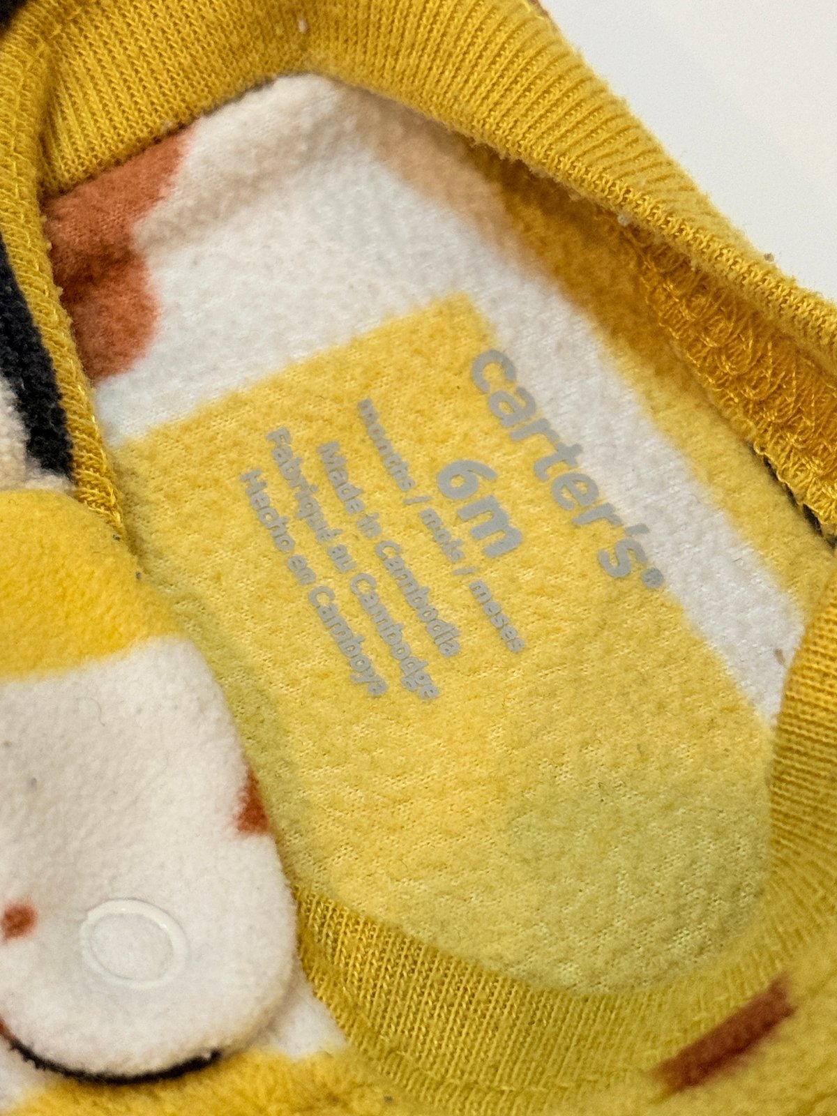 Carter's Construction Fleece Sleeper 6M