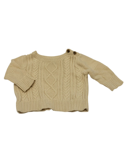 Baby Gap Cream Cable Knit Sweater 3-6M