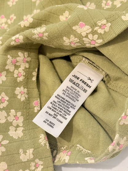 Joe Fresh Floral Ruffle Neck Top Size 3T