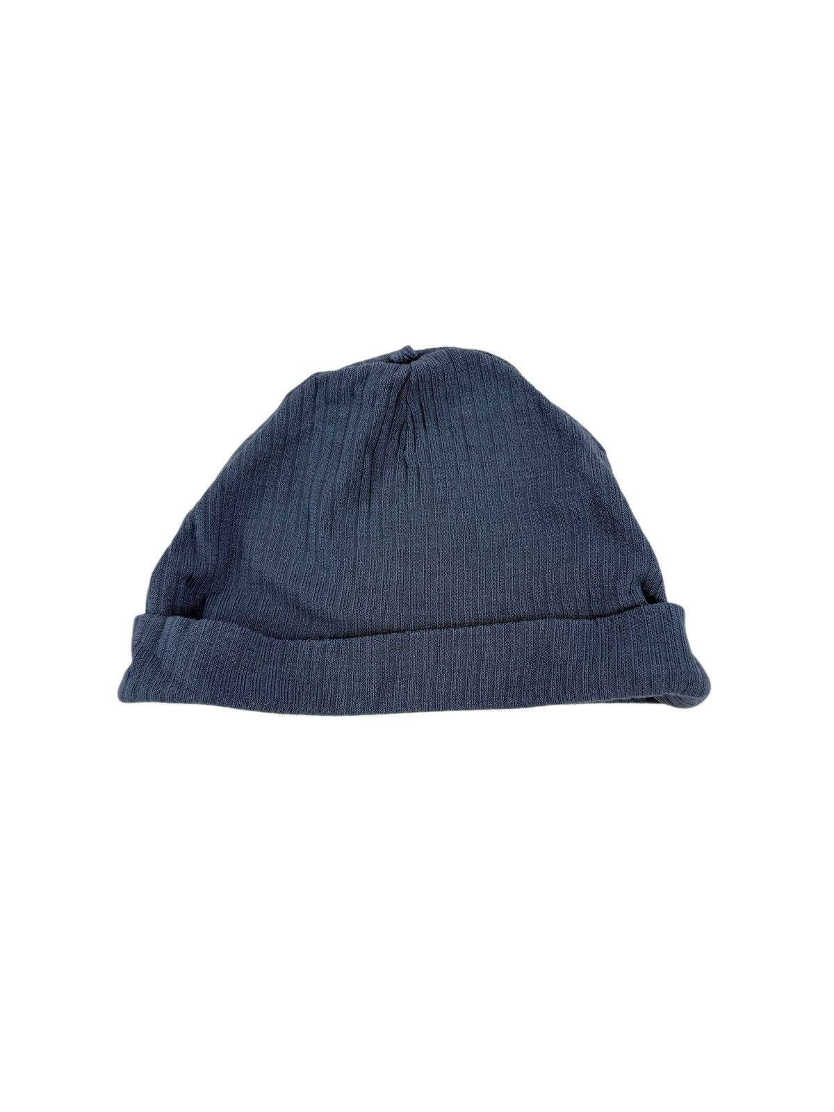 PurelySoft by carter's Blue Ribbed Hat 0-3M
