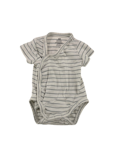 H&M Striped Kimono Bodysuit 3M