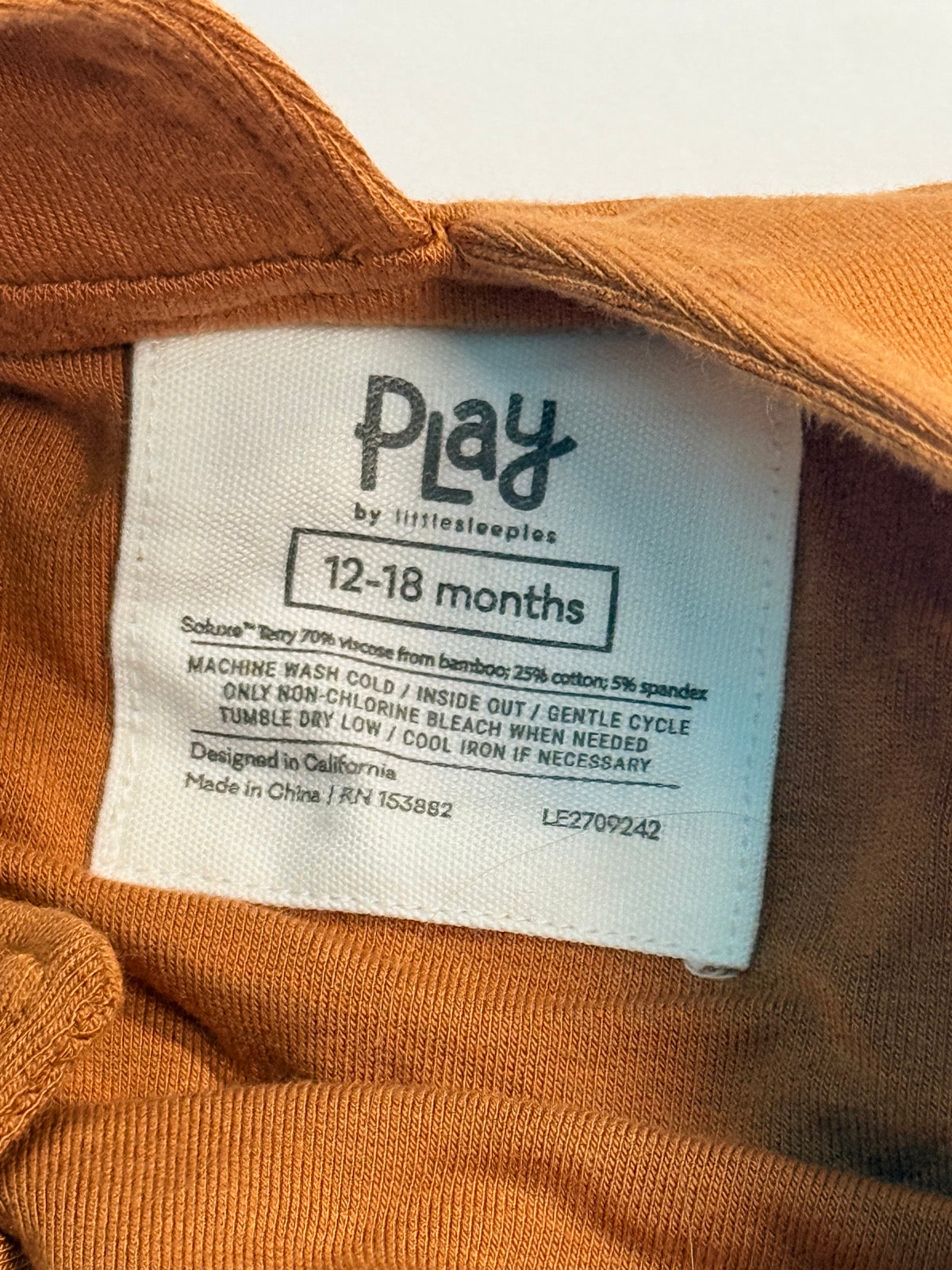 Play by littlesleepies Bear Romper 12-18M