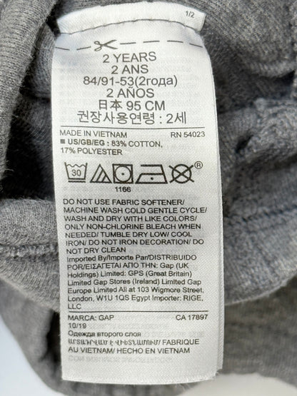 Baby Gap Gray Zip Pocket Shorts 2T
