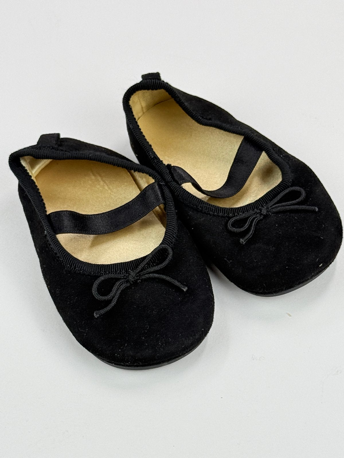 H&M Black Suede Ballet Flats US1/2