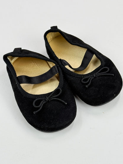 H&M Black Suede Ballet Flats US1/2