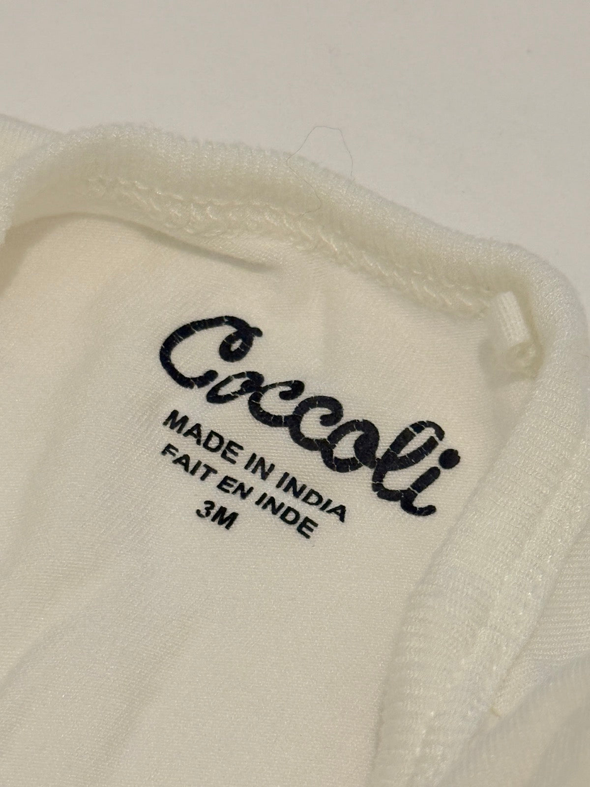 Coccoli White Zip Sleeper 3M