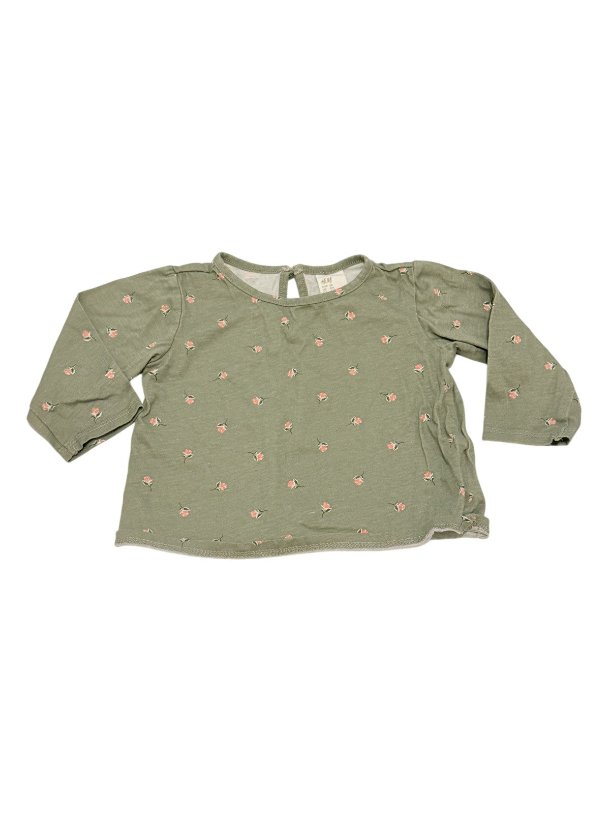 H&M Floral Long Sleeve Top 6-9M