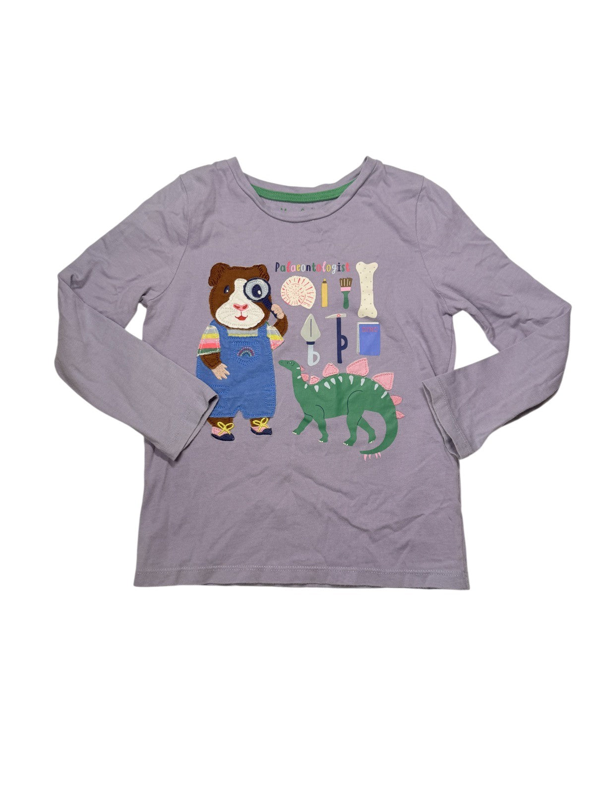 Mini Boden Palaeontologist Long Sleeve Top 5-6Y