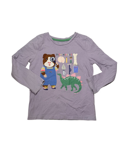 Mini Boden Palaeontologist Long Sleeve Top 5-6Y