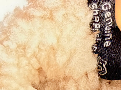 Genuine Sheepskin Shearling Mittens 1-4Y