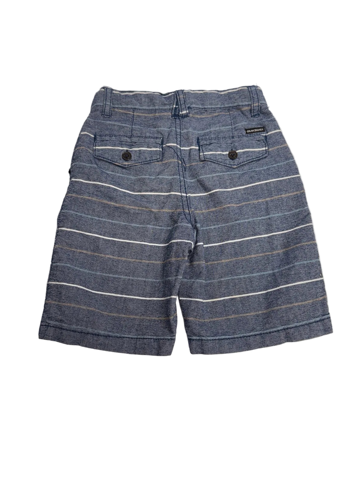 Quiksilver Blue Striped Shorts Size 4
