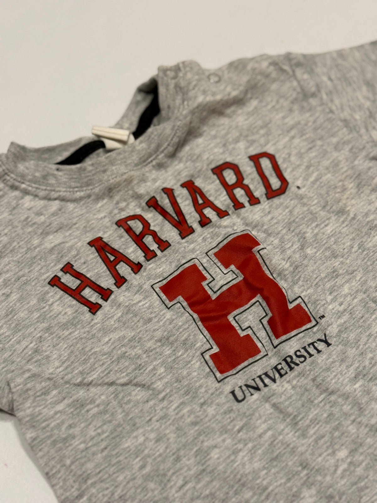 H&M Harvard University Gray T-Shirt 6-9M