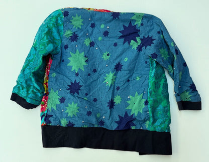 Desigual Patchwork Floral Jacket Size 7-8
