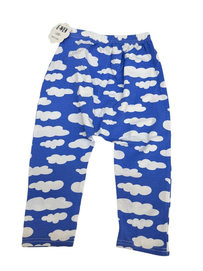 NWT - E.Wen Blue Cloud Print Pants 3T