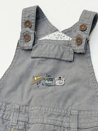 Sergent Major Striped Overalls 9-12M
