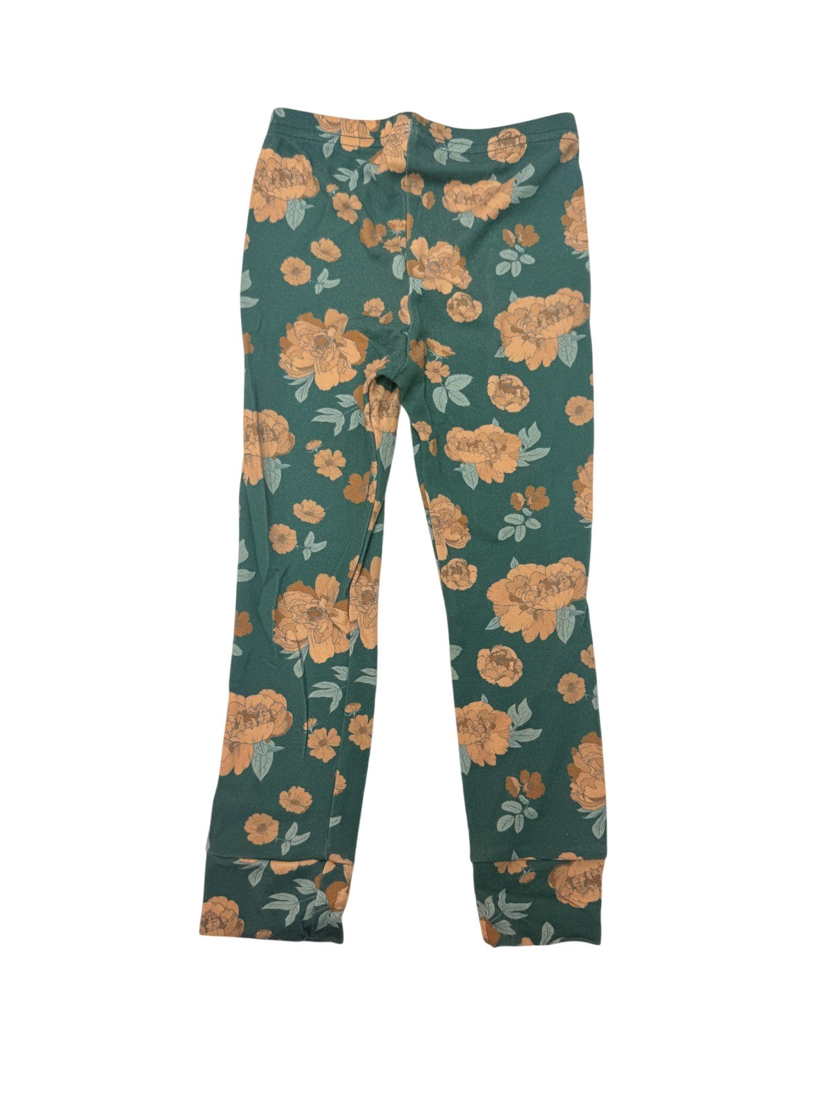 Little & Lively Floral Green Leggings 3T