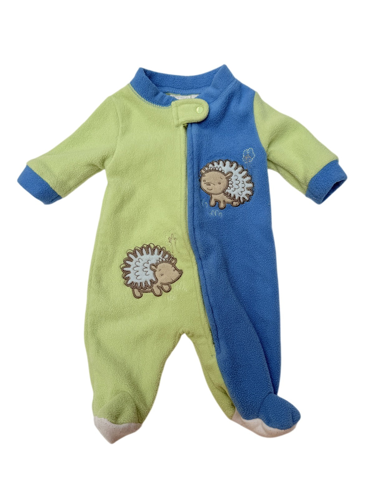 Babyboots Hedgehog Fleece Footed Sleeper 1M